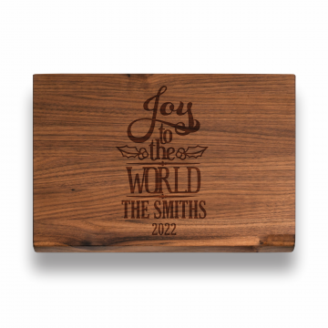 Joy To The World | Personalized Engraved Cutting Board